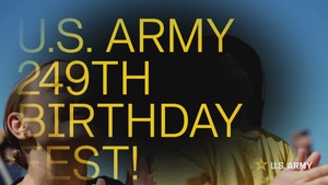 Army 249th Birthday Highlights