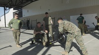 B-Roll: U.S. Marines, Australians participate in call for fire simulator during Coral-Balmoral Cup