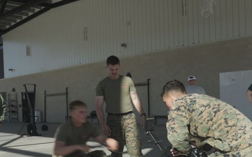 B-Roll: U.S. Marines, Australians participate in call for fire simulator during Coral-Balmoral Cup