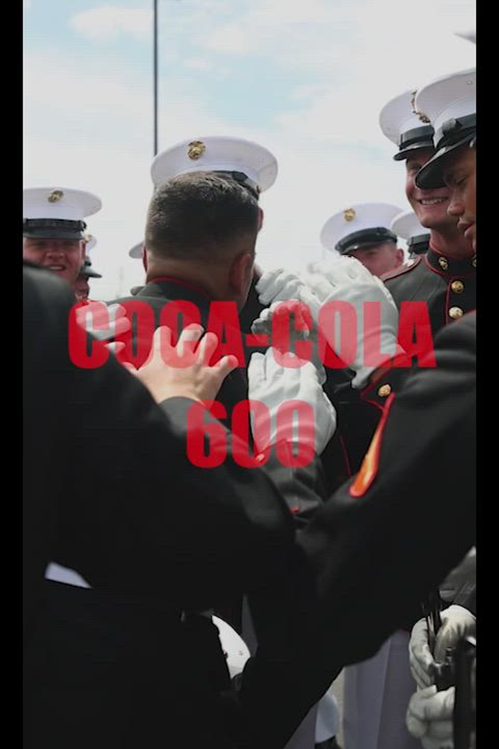 U.S. Marine Corps Silent Drill Platoon, U.S. Marine Corps Color Guard, and U.S. Marine Corps Bravo Company Firing Party perform at the Coca-Cola 600 at Charlotte Motor Speedway in Charlotte, North Carolina, May 25, 2025. The performance honored Memorial Day and the 250th birthday of the Marine Corps, showcasing the precision, discipline, and proud traditions of the Corps’ ceremonial units. U.S. Secretary of Defense Lloyd J. Austin III was in attendance to pay tribute alongside Marines and spectators. (U.S. Marine Corps video by Lance Cpl. Brynn L. Bouchard)