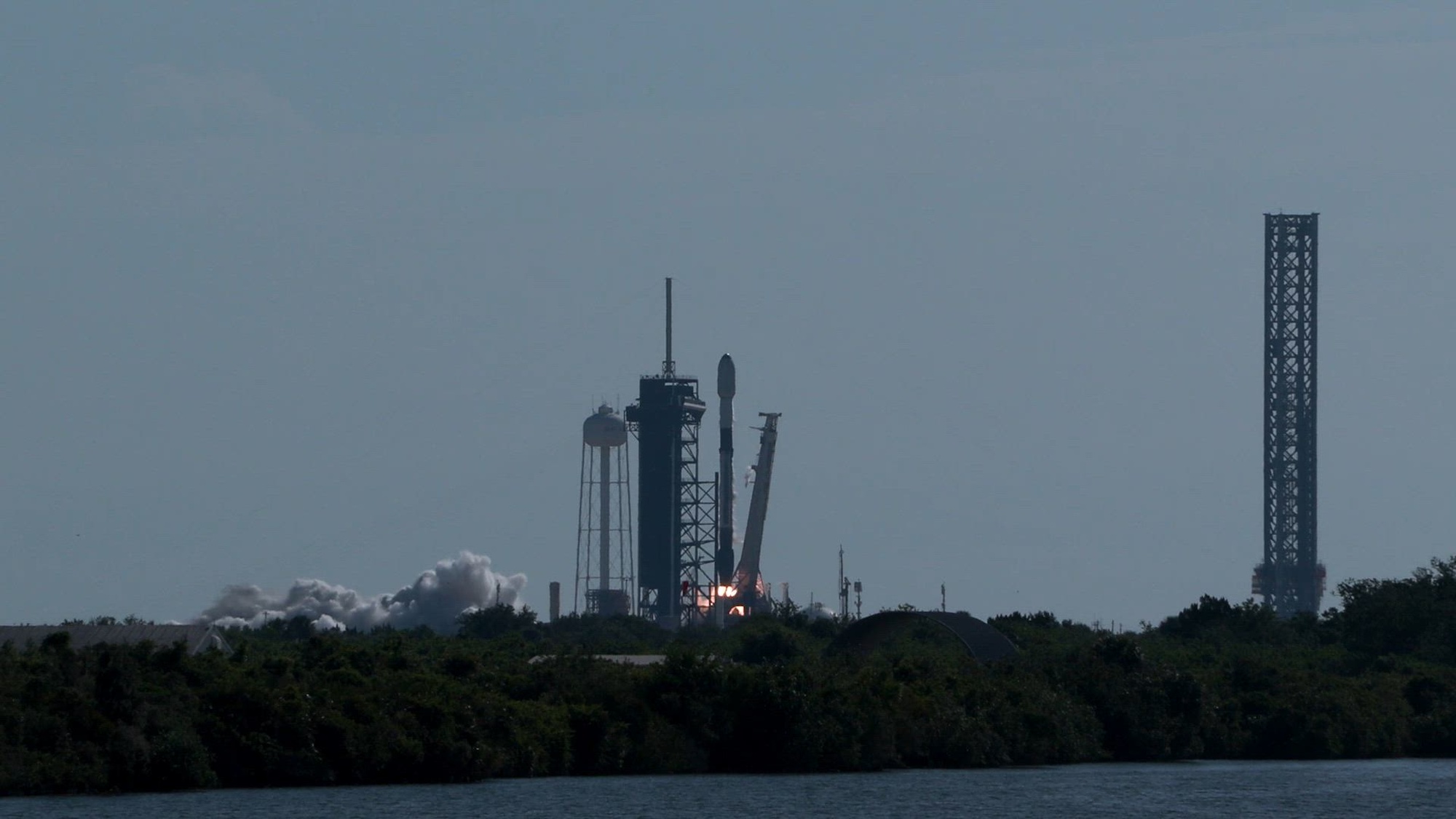 A Falcon 9 rocket carrying the Starlink 10-32 mission lifts off from Launch Complex 39A at Kennedy Space Center, Florida, on May 28, 2025. This mission added another 27 satellites to the constellation of more than 7,000 satellites currently in low Earth orbit. (U.S. Space Force video by Robert Mason)