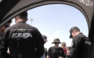 F-22 Raptor Demonstration Team Langley Air Show 2025 hype reel 3