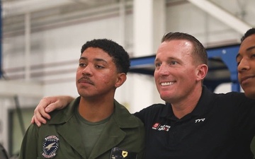 Dakota Meyer visits MCAS Beaufort
