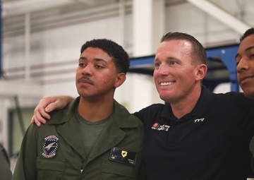 Dakota Meyer visits MCAS Beaufort