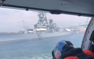 Coast Guard search and rescue demonstration