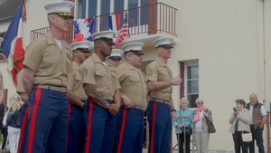 U.S. Marines, French town of Chierry honor fallen service members of WWI
