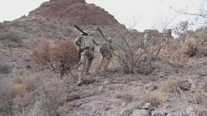 642nd Engineer Support Company emplaces signs for NMNDA along the southern border