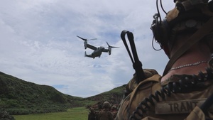 KAMANDAG 9 B-Roll : VMM-364 inserts Marines into Basco Island, Philippines
