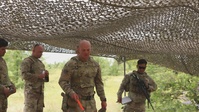 U.S. Platoon OPORD Brief During Balkan Sentinel