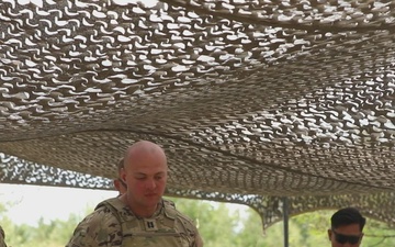 U.S. Platoon OPORD Brief During Balkan Sentinel