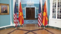 Secretary of State Marco A. Rubio meets with North Macedonia Foreign Minister Timčo Mucunski