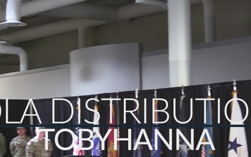 DLA Distribution Tobyhanna Change of Command Ceremony Open Caption