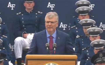 Air Force Secretary Speaks at Service Academy Graduation