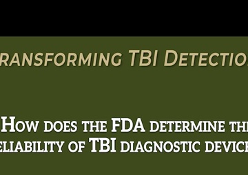 How Does the FDA Determine  the Reliability of TBI Diagnostic Devices? | Transforming TBI Detection
