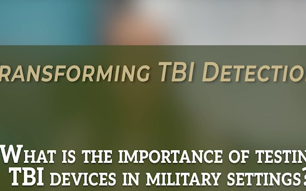 What is the Importance of Testing TBI Devices in Military Settings? | Transforming TBI Detection