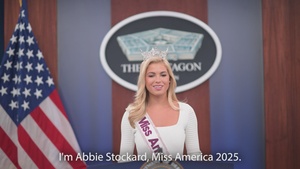 29 May Ms. America 2025 DOD Shoutout video