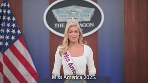 29 May Ms. America 2025 DOD Shoutout video 2