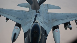Air superiority maintained by Fighting Falcons
