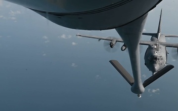91st ARS refuels 1st SOW AC-130Js