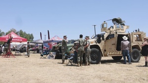 U.S. Marines attend a Valley Center Stampede Rodeo and Memorial Festival