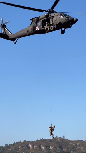Casualty Hoist Training