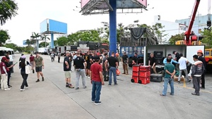 25-3VN Loads Gear For Recovery Mission