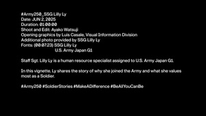 #Army250 Soldier Spotlight_SSG Lilly Ly, U.S. Army Japan G1