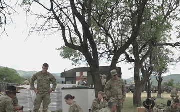 1-172nd Cavalry Regiment prepares for Spur Ride event during exercise Immediate Response 25