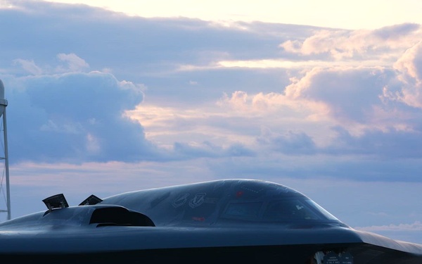 B-Roll: B-2 Spirits Receive Hot-Pit Refueling at Whiteman AFB