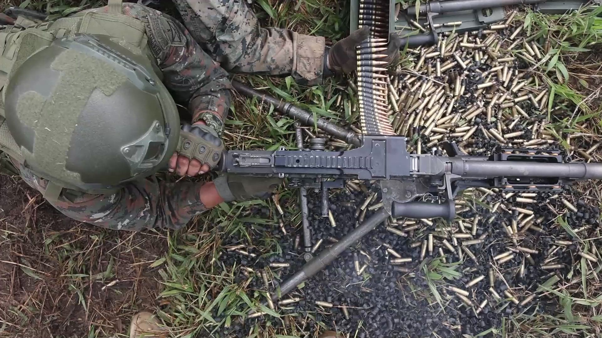 U.S. Marines with 1st Battalion, 25th Marine Regiment, 4th Marine Division, and Guatemalan Paracaidistas train together at Puerto San Jose, Delta Fuego and Mariscal Zavala, Guatemala, May 12-23, 2025 during Exercise CENTAM Guardian 25. CG25 fosters collaboration by enabling participating nations to share and build on their collective knowledge and experiences. (U.S. Marine Corps video by Sgt. Eduardo Delatorre)