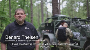 101st use Autonomous Infantry Squad Vehicle