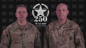 JBLE Leadership talk about the Army's 250th Birthday events on JBLE