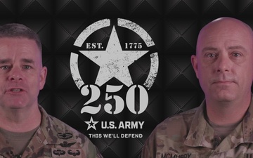 JBLE Leadership talk about the Army's 250th Birthday events on JBLE