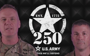 Army Senior Leaders speak about the 250th Celebrations on JBLE