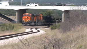 Train departs Fort Cavazos with military vehicles bound for Washington, D.C., to support the U.S. Army’s 250th birthday celebration and parade.