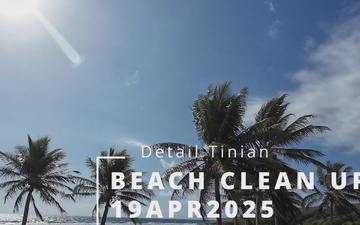 Tinian Beach Clean up