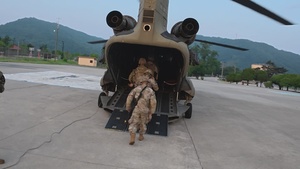 Eighth Army Best Squad Competition - Ch-47 F Chinook