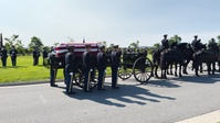 Full Military Funeral Honors with Escort are Conducted for U.S. Army Air Force Pvt. Bernard Curran in Section