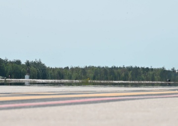 B-Roll of the 156 CRG and  the 182nd AW conducting ramp operations at Sentry North