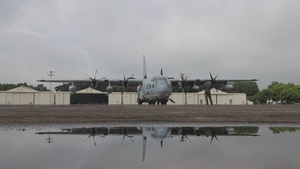 KAMANDAG 9 B-Roll: VMGR-352 transports U.S. Marines from Lal-lo to Subic Bay