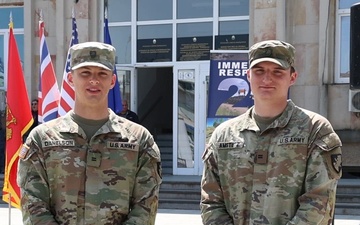 Cadets Danelson and Amstutz, USMA, Army250 Shout-out