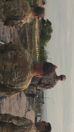 KFOR Aviation, Engineer elements conduct obstacle course tower emplacement