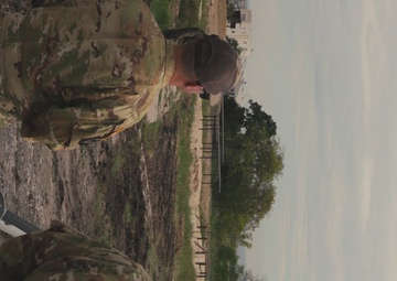 KFOR Aviation, Engineer elements conduct obstacle course tower emplacement