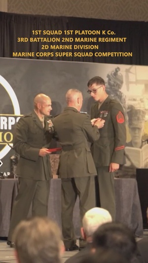 Kilo Company, 3rd Battalion, 2d Marine Regiment, 2d Marine Division Wins Super Squad Competition