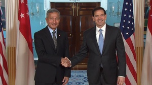 Secretary of State Marco A. Rubio meets with Singaporean Foreign Minister Vivian Balakrishnan