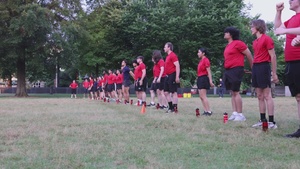 MCRC conducts morning PT during Marine Week Nashville