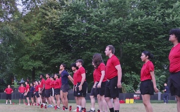 MCRC conducts morning PT during Marine Week Nashville
