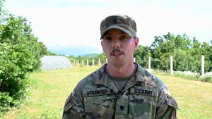 Spc. Tyler Strawser Army250 Shout-out