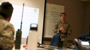 B-roll of the 156th CRG conducting radio communication class