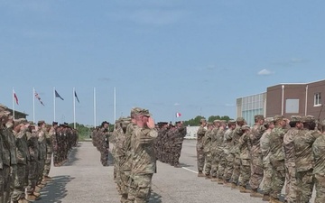 U.S. Soldiers and Allies Receive NATO Medal in Estonia